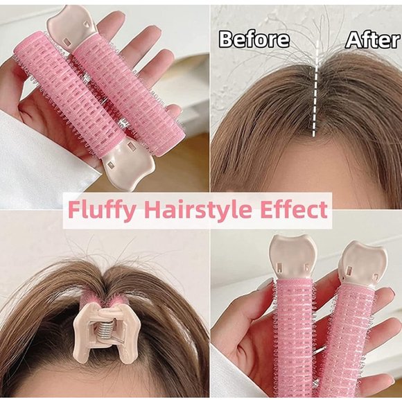 Volumizing Hair Foam Styling Roller Clips - 6 pieces - Picture 3 of 4